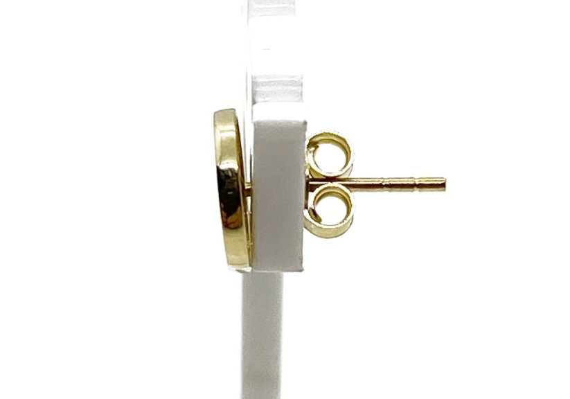 Zlaté náušnice 1,43 g 14 Kt