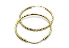 Zlaté náušnice 2,07 g 14 Kt