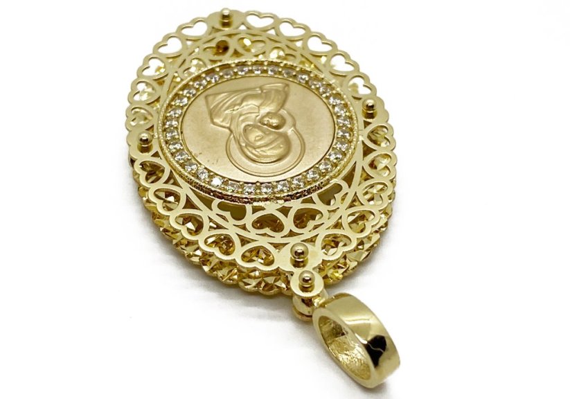 Zlatý přívěsek Madonka  6,06 g 14 Kt