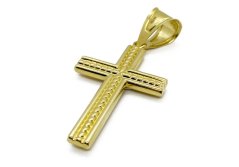 Zlatý přívěsek Kříž 4,53 g 14 Kt