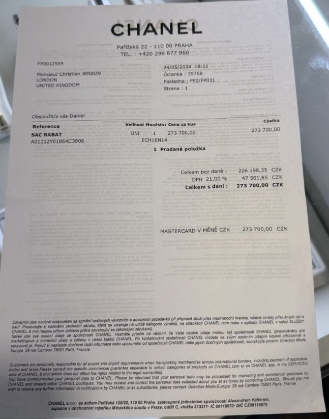 Chanel Classic Bag Caviar Noir