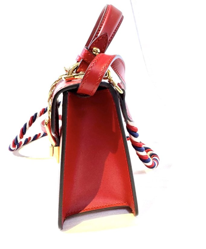 Gucci Sylvie Leather Top Handle Bag