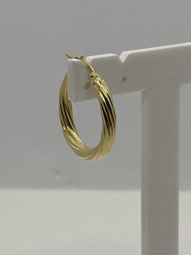 Zlaté náušnice 2,38 g 14 Kt