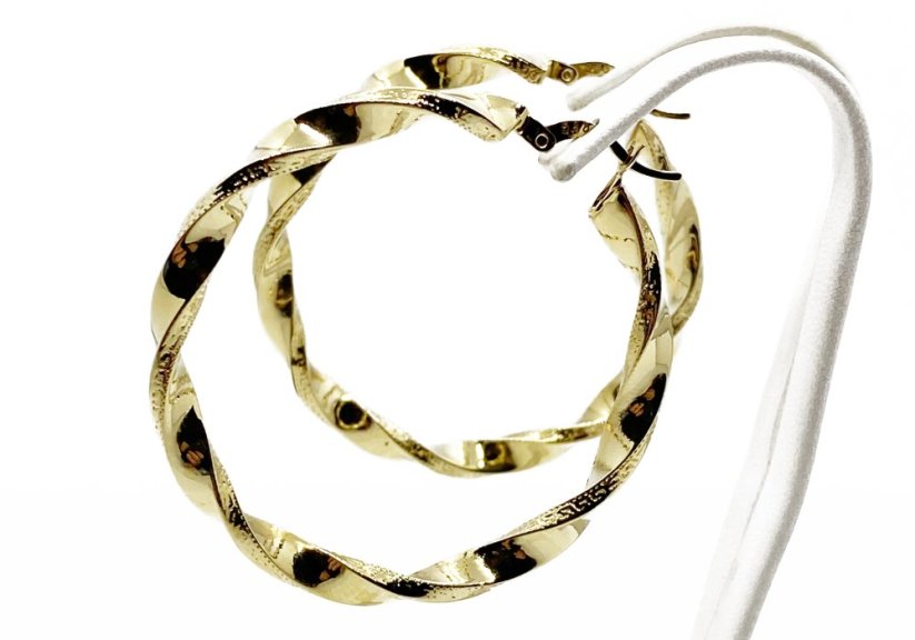 Zlaté náušnice 4,87 g 14 Kt