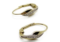 Zlaté náušnice 1,98 g 14 Kt