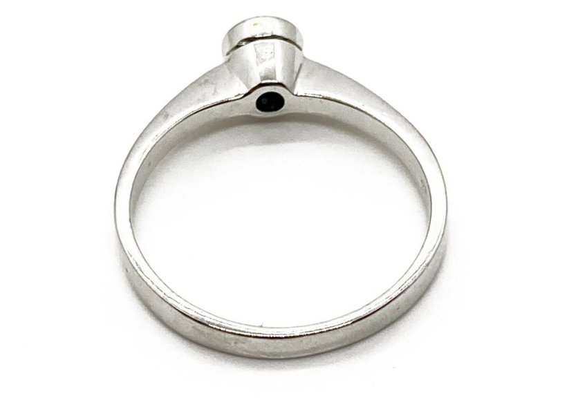 Zlatý prsten s Diamantem,2,57 g 14 Kt