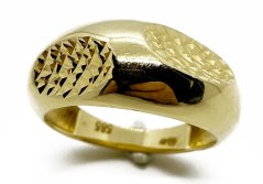 Zlatý prsten 2,96 g 14 kt