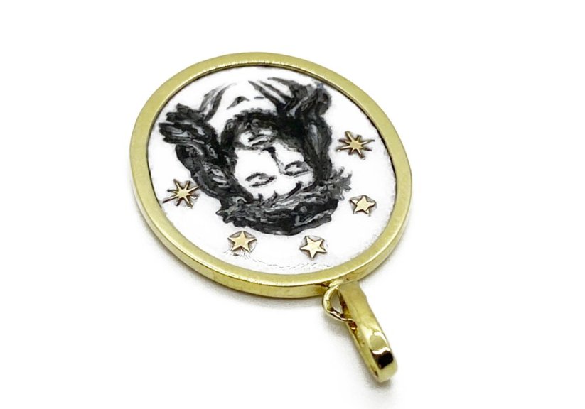 Zlatý přívěsek Ježíš 3,99 g 14 Kt