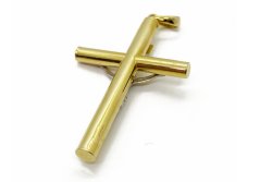 Zlatý přívěsek Kříž 2,22 g 14 Kt