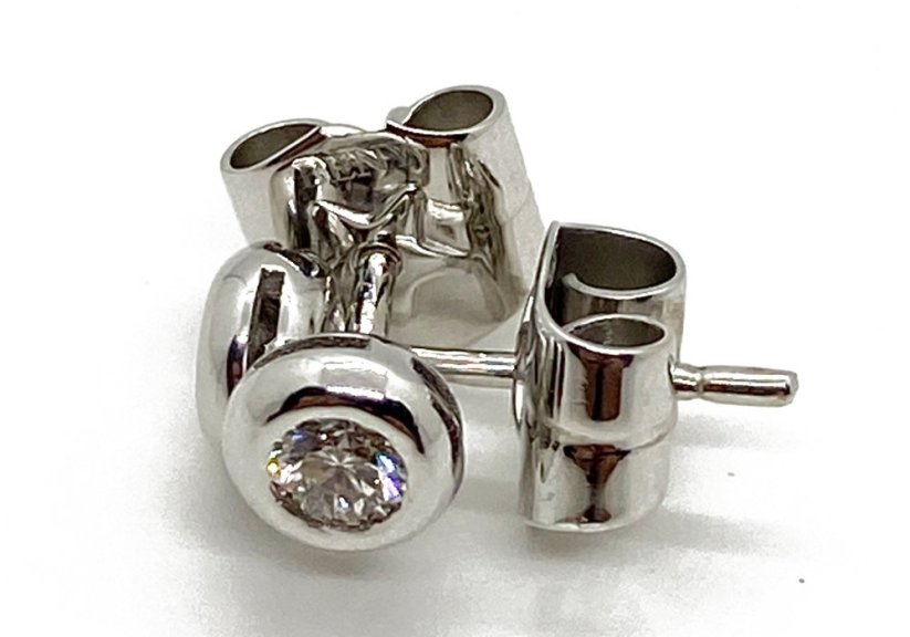 Zlaté náušnice s Diamanty 0,29 ct 18 KT