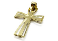 Zlatý přívěsek Kříž 2,30 g 14 Kt
