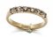 Zlatý prsten s Diamanty 0,54 Ct
