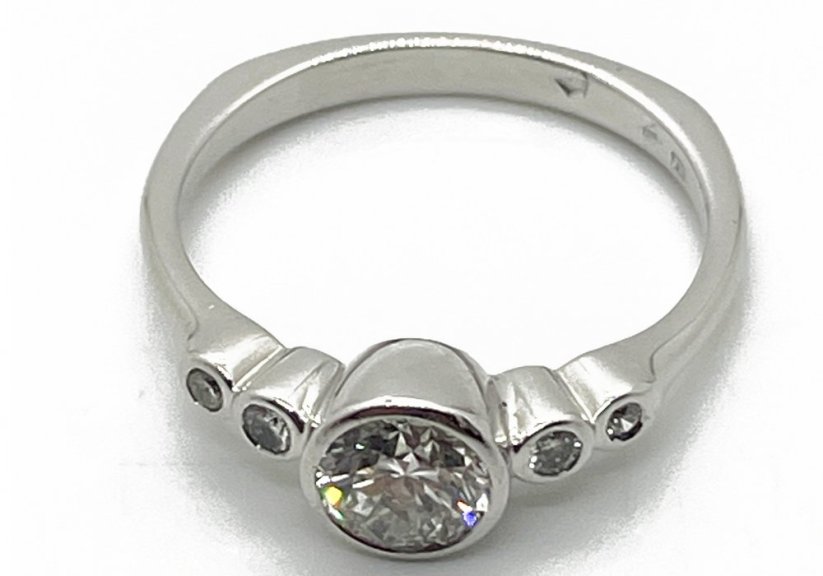 Zlatý prsten s Diamanty 0,73 ctw, 3,55 g 14 Kt, Ce