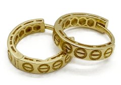 Zlaté náušnice 2,55 g 14 Kt