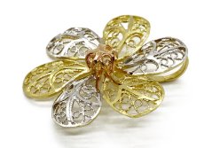 Zlatý přívěsek Kytka 3,45 g 14 Kt