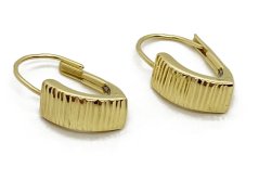 Zlaté náušnice 1,32 g 14 Kt