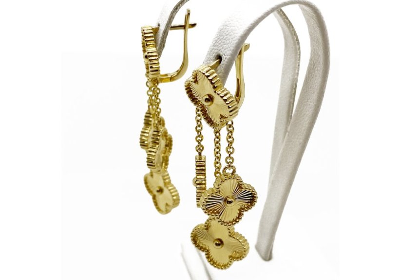 Zlaté náušnice 11,60 g 14 Kt