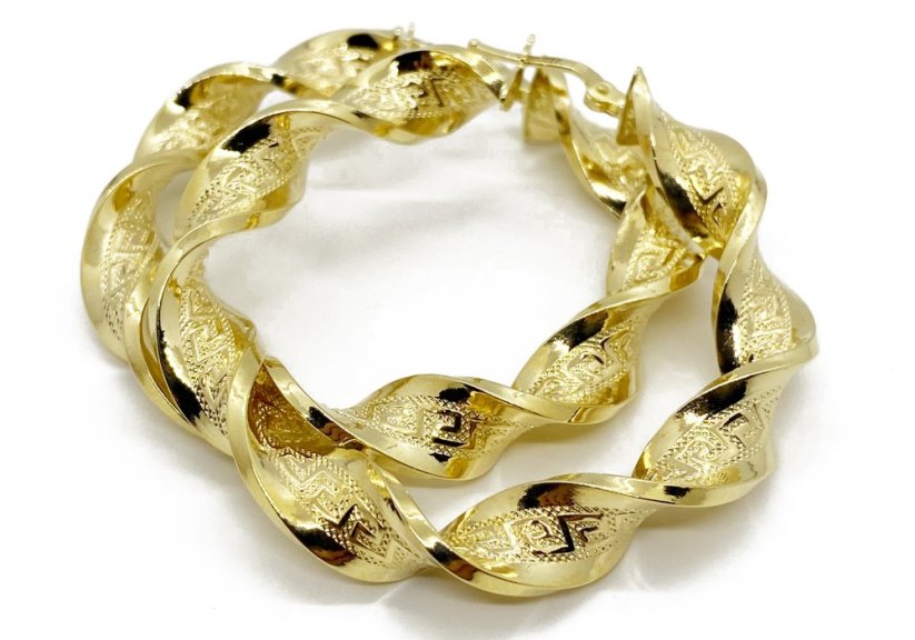 Zlaté náušnice 5,42 g 14 Kt