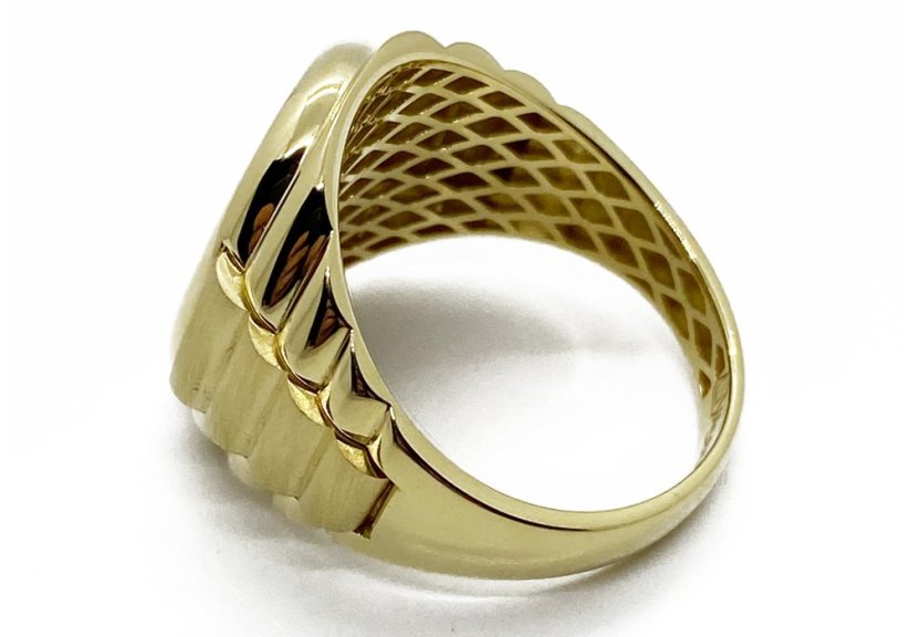 Zlatý prsten pánský 7,93 g 14 Kt