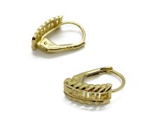 Zlaté náušnice 1,74 g 14 Kt