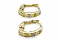 Zlaté náušnice 1,30 g 14 Kt