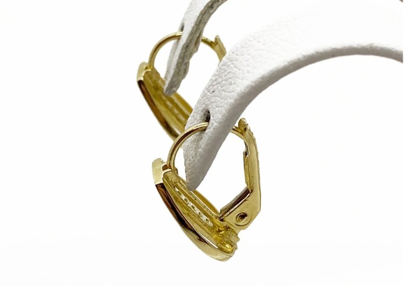 Zlaté náušnice 2,23 g 14 Kt