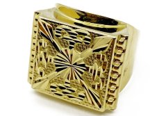 Zlatý prsten pánský 8,15 g 14 Kt