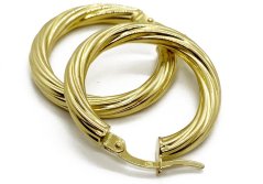 Zlaté náušnice 2,37 g 14 Kt