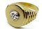 Zlatý prsten pánský 4,32 g 14 Kt