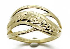 Zlatý prsten 2,24 g 14 kt