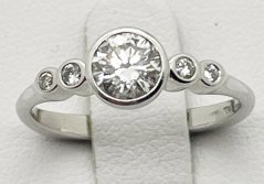 Zlatý prsten s Diamanty 0,73 ctw, 3,55 g 14 Kt, Ce