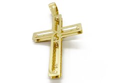 Zlatý přívěsek Kříž 7,38 g 14 Kt