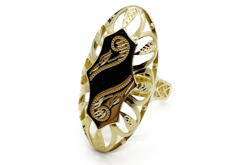 Zlatý prsten 4,97 g 14 Kt