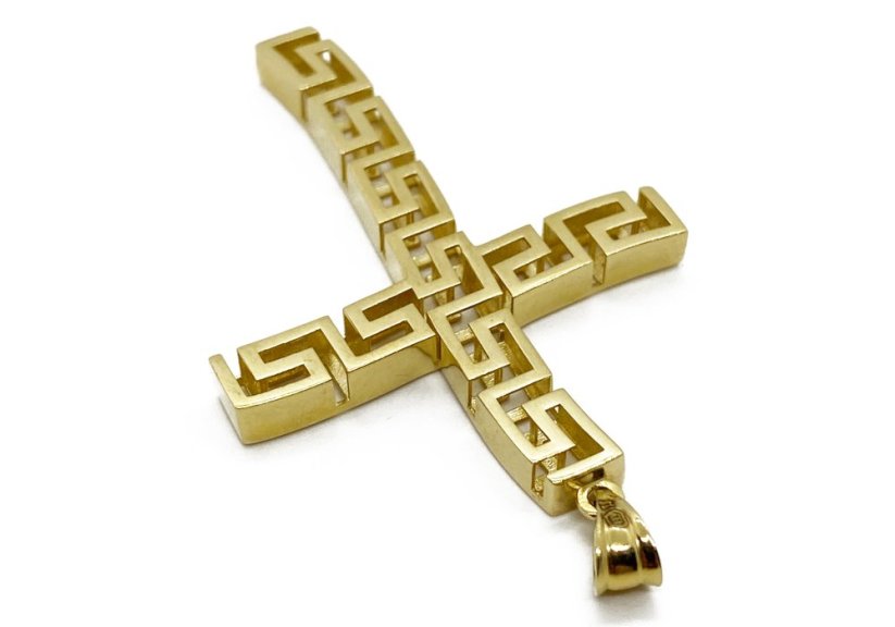Zlatý přívěsek Kříž 2,69 g 14 Kt