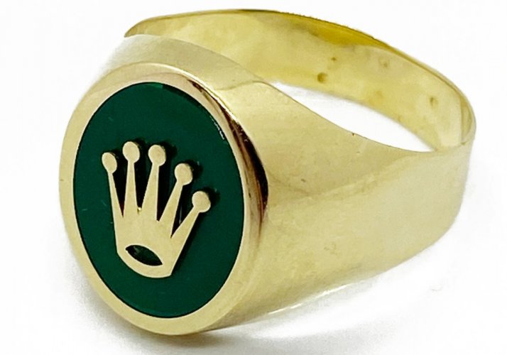 Zlatý prsten pánský 4,68 g 14 Kt