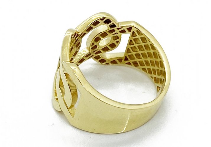 Zlatý prsten 3,62 g 14 Kt