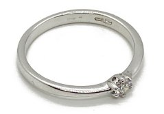 Zlatý prsten s Diamantem 1,68 g 14 Kt