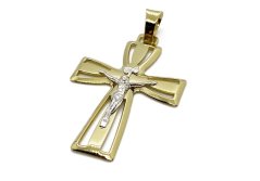 Zlatý přívěsek Kříž 2,29 g 14 Kt
