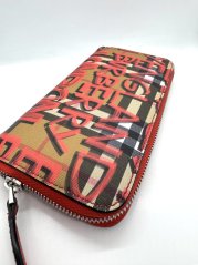 Burberry Graffiti Red Wallet