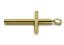 Zlatý přívěsek Kříž 2,33 g 14 Kt