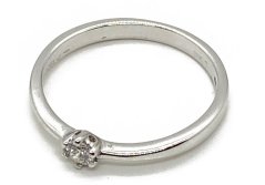 Zlatý prsten s Diamantem 1,68 g 14 Kt
