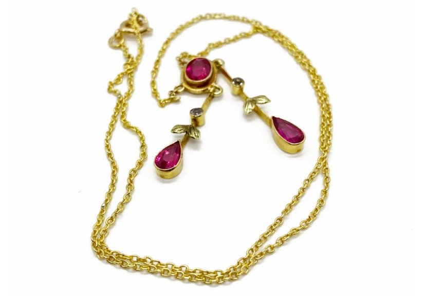 Zlatý řetízek - Závěs 4,55 g 14 Kt