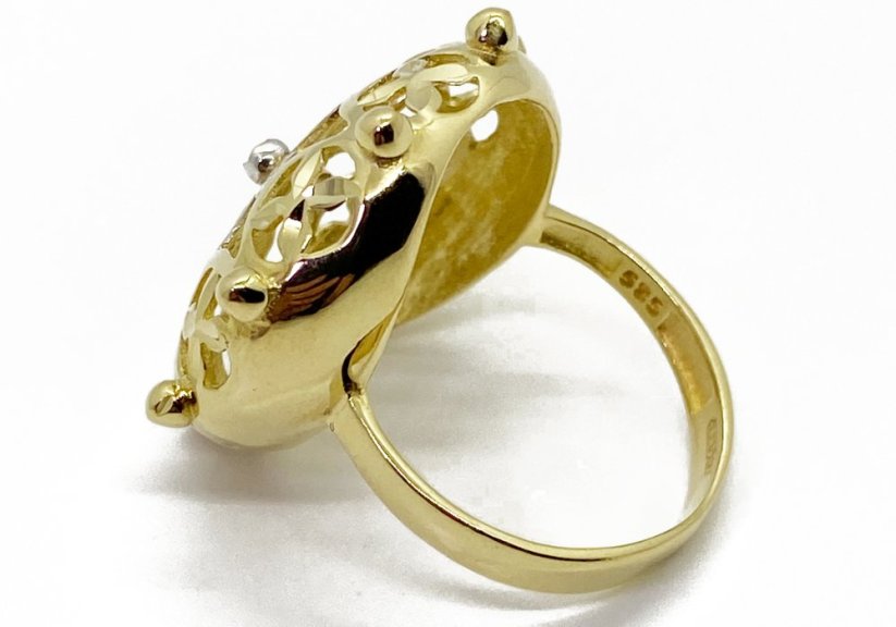 Zlatý prsten 5,62 g 14 Kt