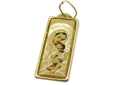 Zlatý přívěsek Madonka 1,05 g 14 Kt