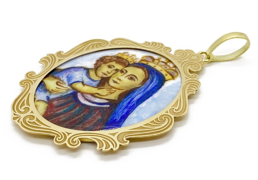 Zlatý přívěsek Madonka 14,05 g 14 Kt