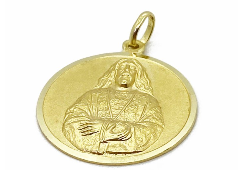 Zlatý přívěsek Ježíš  3,89 g 14 Kt