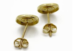 Zlaté náušnice 1,39 g 14 Kt