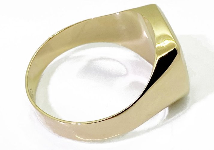 Zlatý prsten pánský 4,76 g 14 Kt