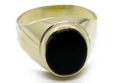 Zlatý prsten pánský 5,52 g 14 Kt