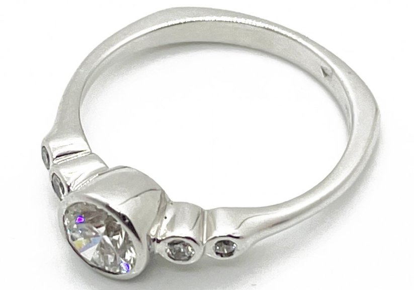 Zlatý prsten s Diamanty 0,73 ctw, 3,55 g 14 Kt, Ce